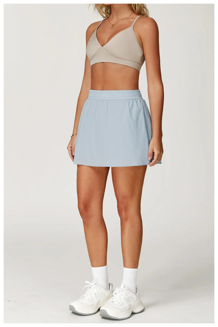 High Waist Contoured Breathable Yoga Short Skirt