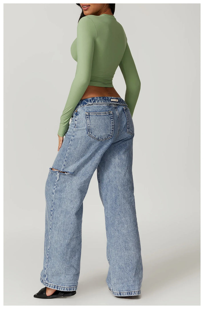 Breathable Seamless Contour Long Sleeve Top Performance