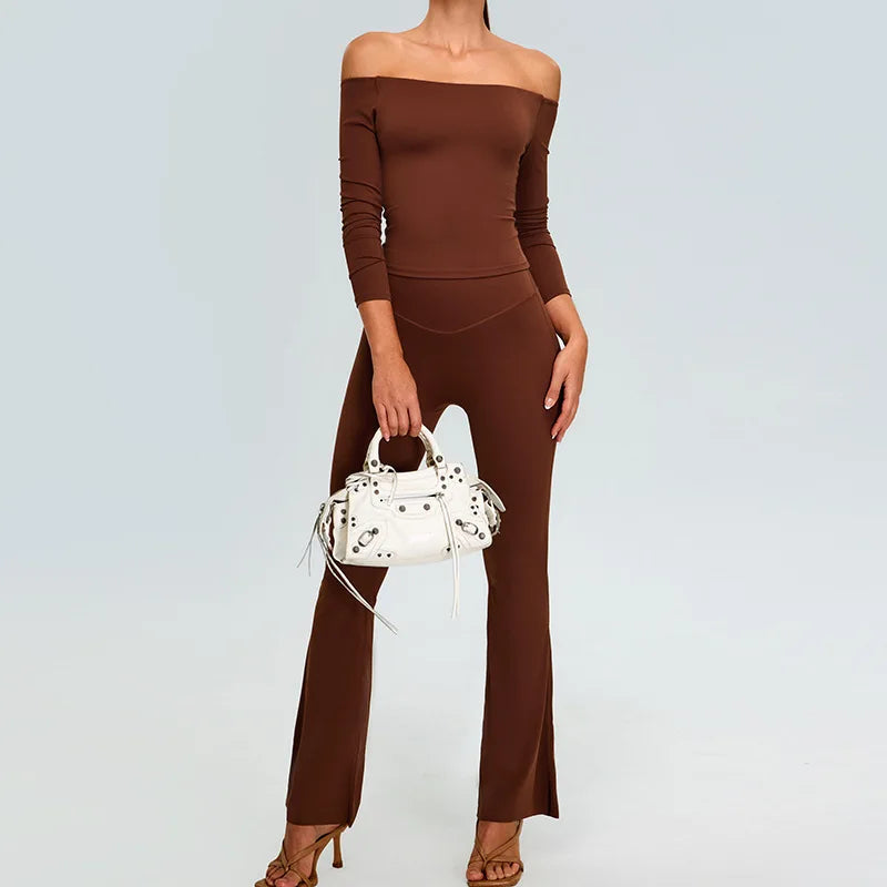 Contoured Performance Tracksuit Set With Long Sleeves