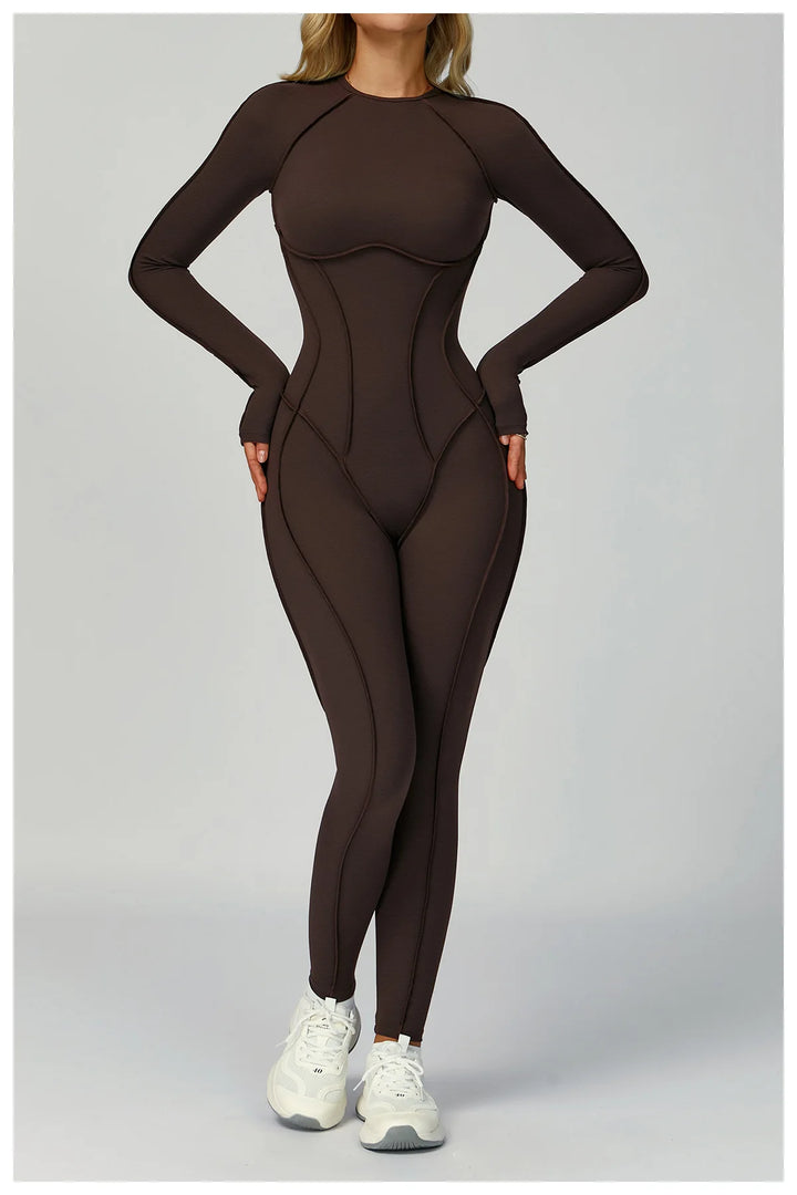 Seamless Contour Yoga Tracksuit Set Performance Wear