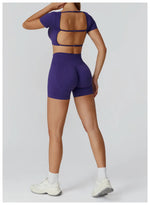 Load image into Gallery viewer, Seamless Premium Athleisure 2 Piece Leggings Set Nylon
