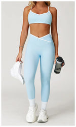 Load image into Gallery viewer, High Waist Sculpt Leggings Breathable Knit Performance Wear
