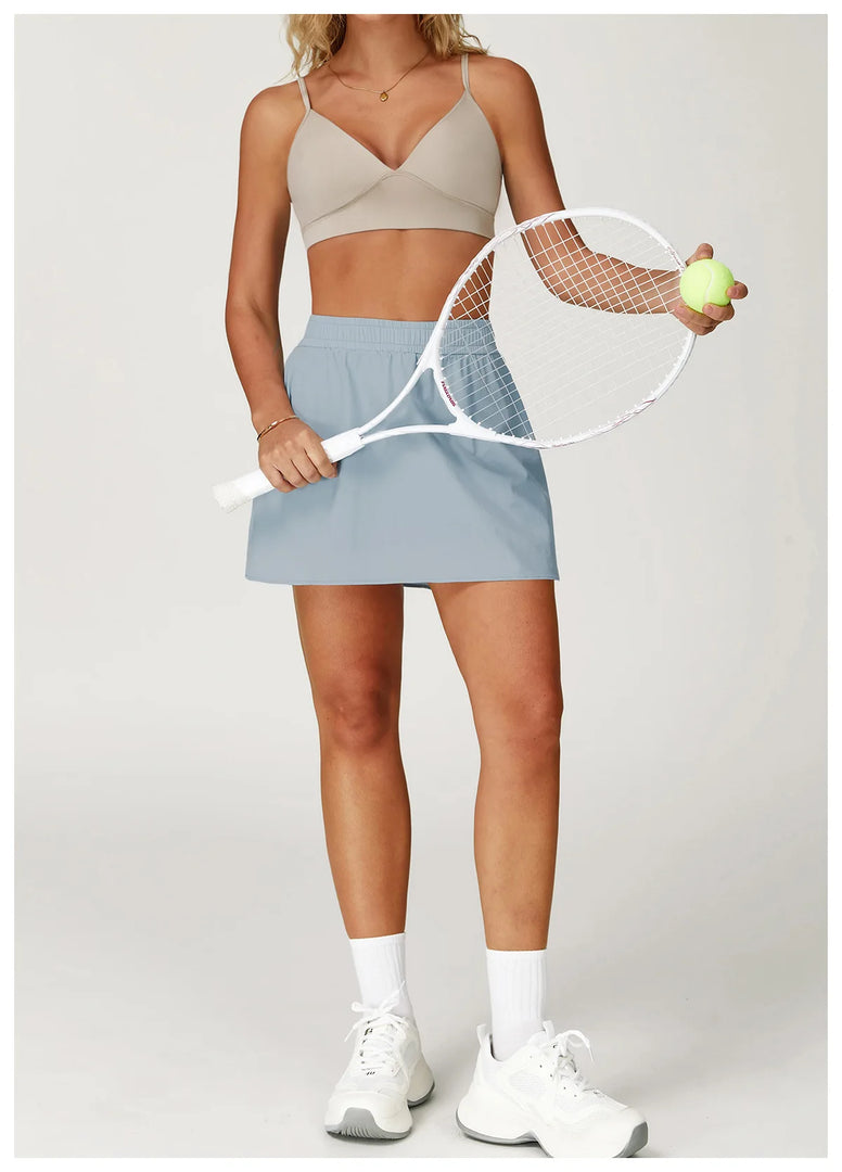 High Waist Contoured Breathable Yoga Short Skirt