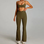 Load image into Gallery viewer, Luxurious Contoured Yoga Set Quick Drying Performance
