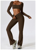 Load image into Gallery viewer, Soft Stretch Contour Two Piece Yoga Silhouette Leggings
