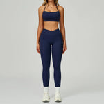 Load image into Gallery viewer, Two Piece Ultra Performance Yoga Luxe Set High Waist Band
