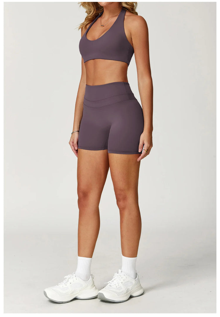 Luxuriously Seamless 2 Piece High Waist Set Contouring