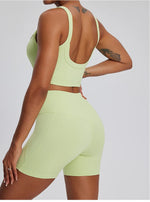 Load image into Gallery viewer, Contour Stretch Athleisure Bell Bottoms Set Nylon Spandex
