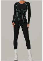 Load image into Gallery viewer, Premium Knit Tracksuit Jumpsuit With Light Weight Nylon
