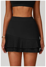 Load image into Gallery viewer, Elite Contoured Waist Pleated Tennis Skirt With Pockets
