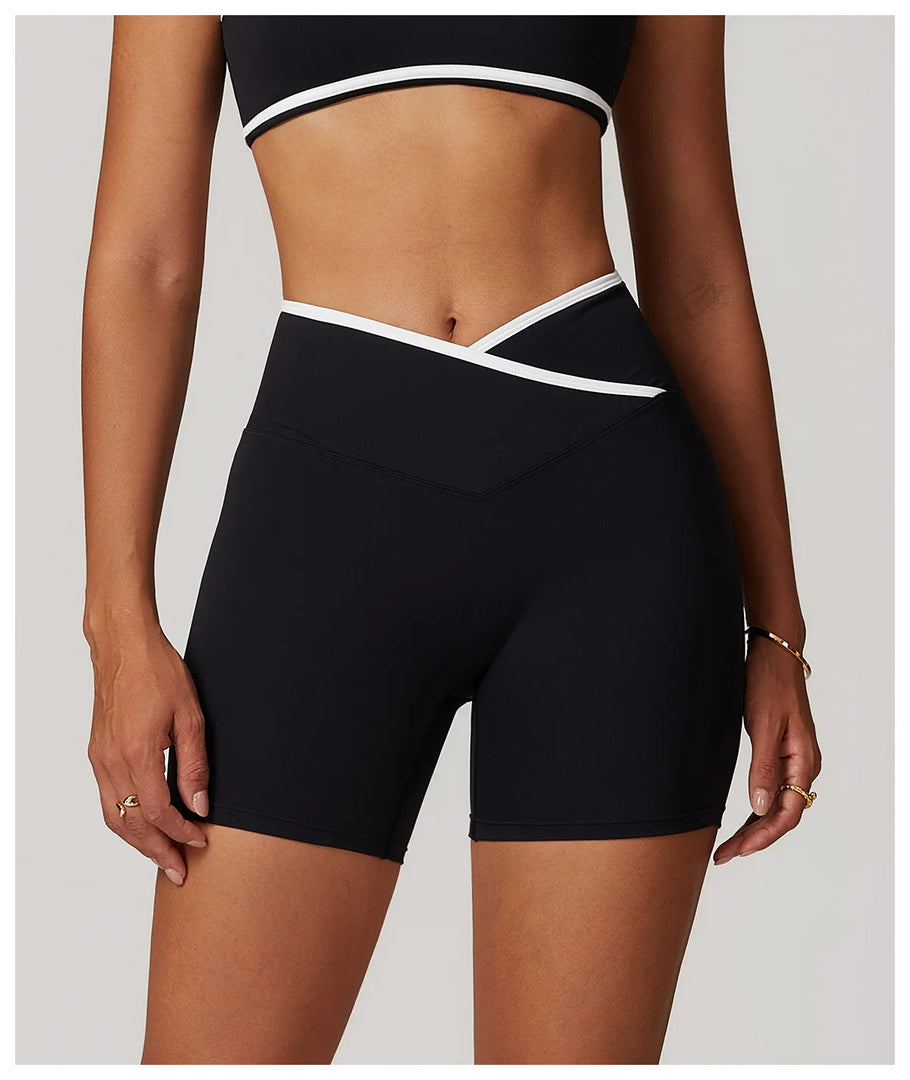 V Sculpted High Waist Breathable Performance Shorts