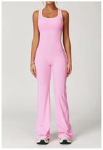 Load image into Gallery viewer, Sculpted Seamless Performance Jumpsuit With Front Zip
