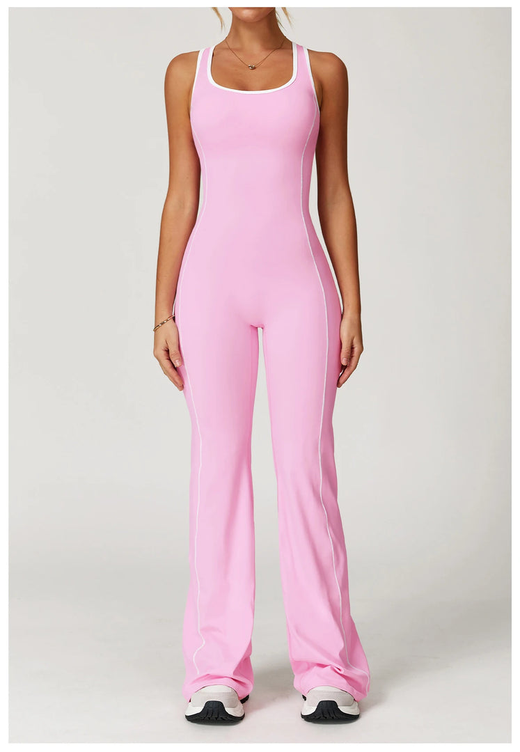 Sculpted Seamless Performance Jumpsuit With Front Zip