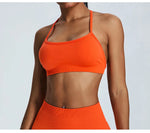 Load image into Gallery viewer, Cross Strap Seamless Yoga Bralette Premium Performance Fit
