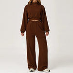 Load image into Gallery viewer, Luxurious 2 Piece Hooded Sweat Shirt Set Winter Wear Cotton
