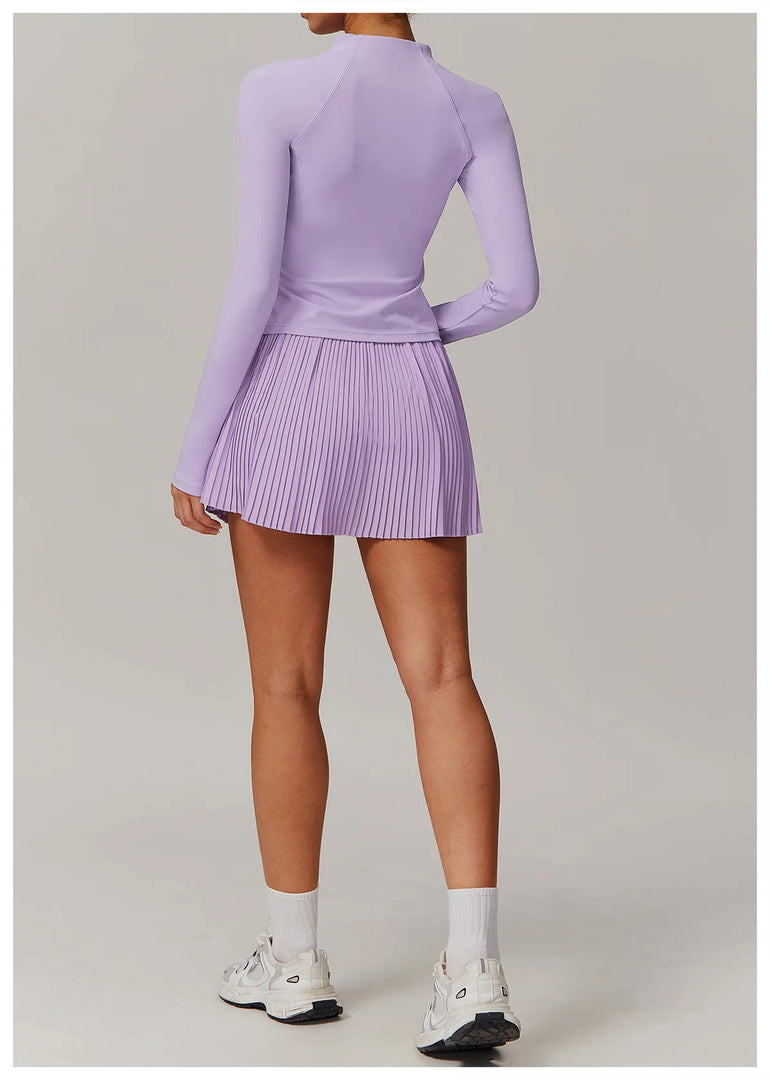 Luxurious Contour Performance Yoga Wear Skirt Nylon