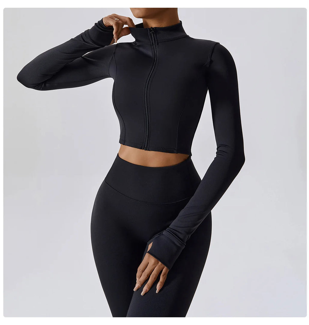 Three Piece Contoured Yoga Set Athleisure Signature