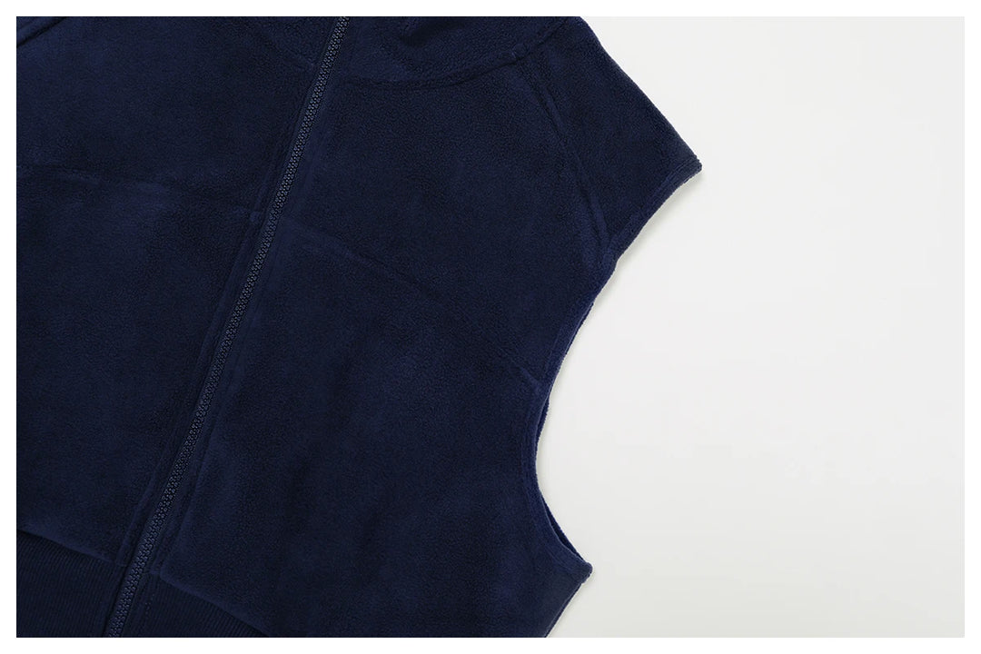 Winter Velvet Contoured High Neck Performance Cozy Vest