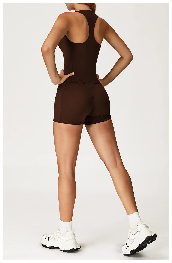 2 Piece Premium Luxe Contoured Tracksuit Nylon Knit