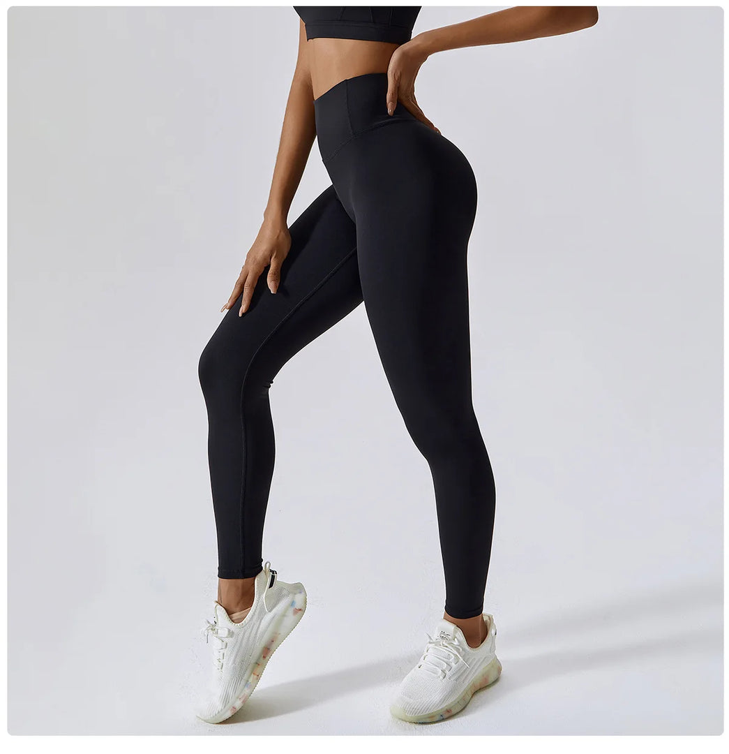 Seamless High Waist Contour Sculpted Leggings
