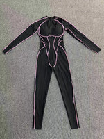Load image into Gallery viewer, Premium Knit Tracksuit Jumpsuit With Light Weight Nylon
