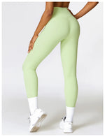 Load image into Gallery viewer, High Waist Contour Seamless Yoga Leggings With Performance
