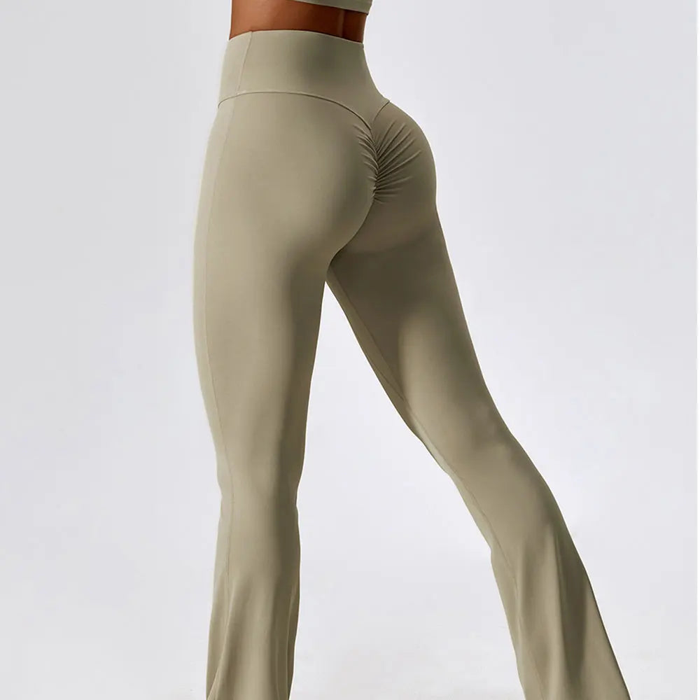 Luxuriant Contoured Breathable Leggings High Waist Knit