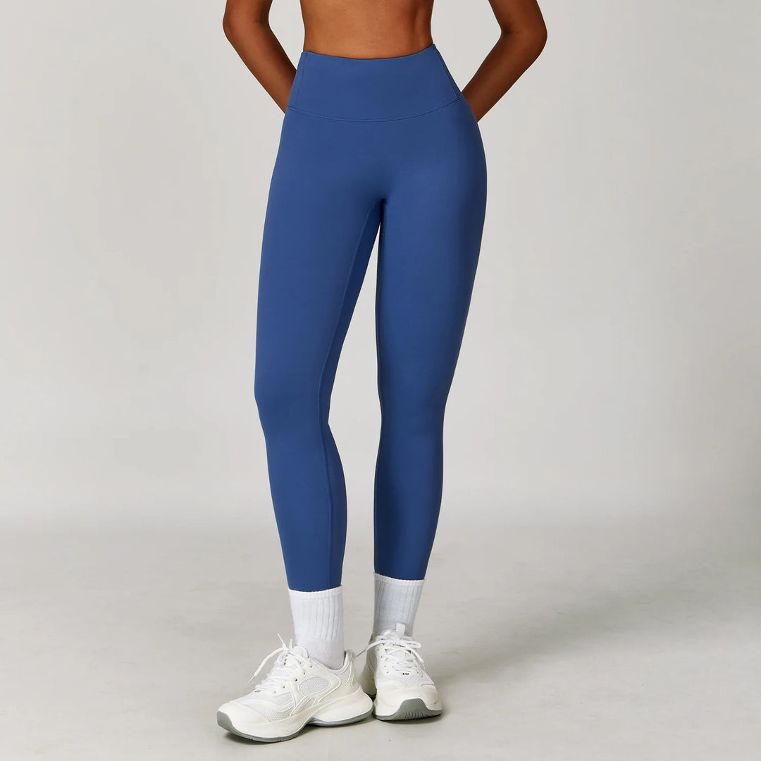 High Waist Contour Yoga Leggings Breathable Performance