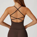 Load image into Gallery viewer, Cross Strap Light Weight Breathable Contour Sport Bra
