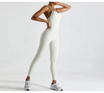Load image into Gallery viewer, Backless Contour Yoga Jumpsuit Seamless Performance Wear

