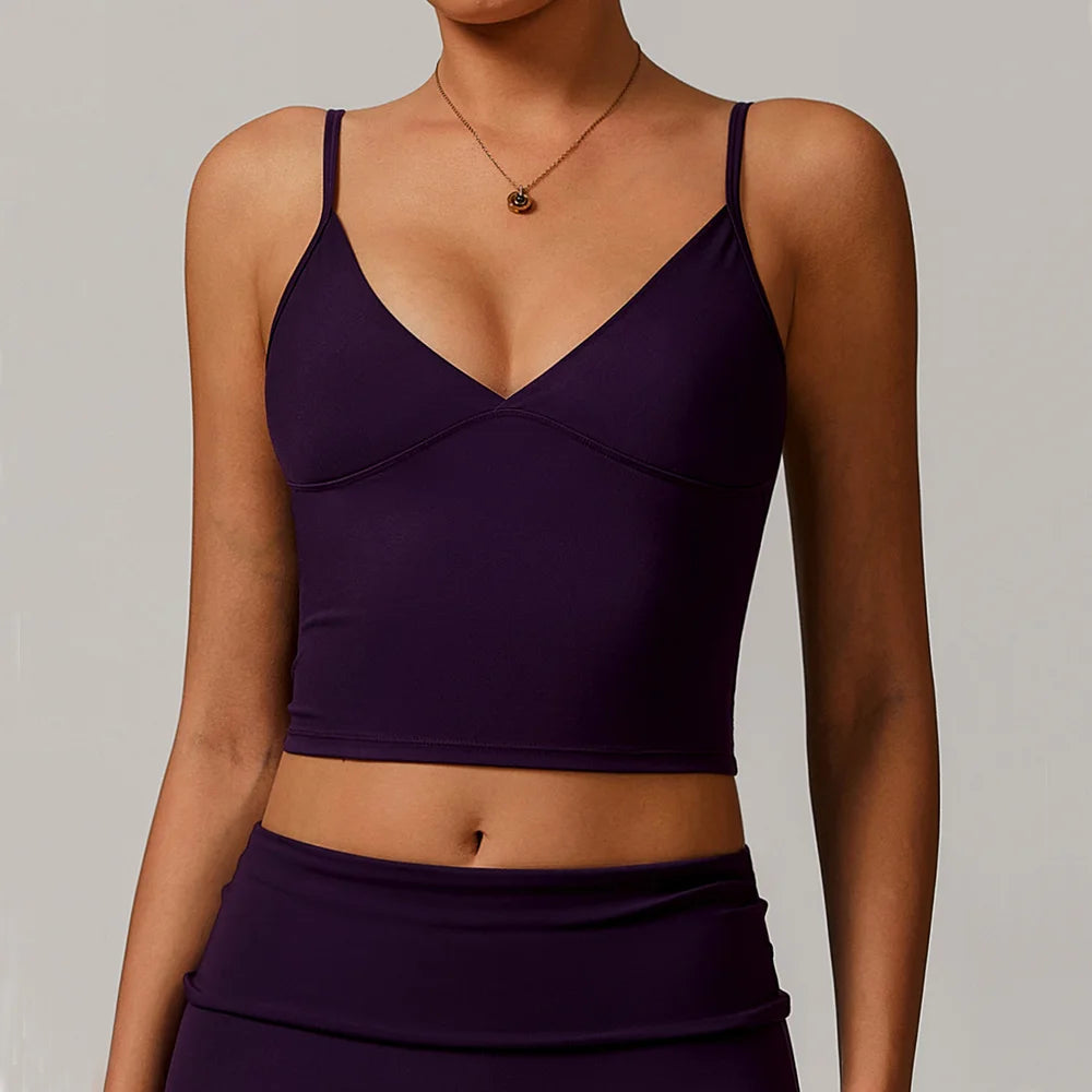 Quick-Dry Yoga Sports Bra High-Impact Training