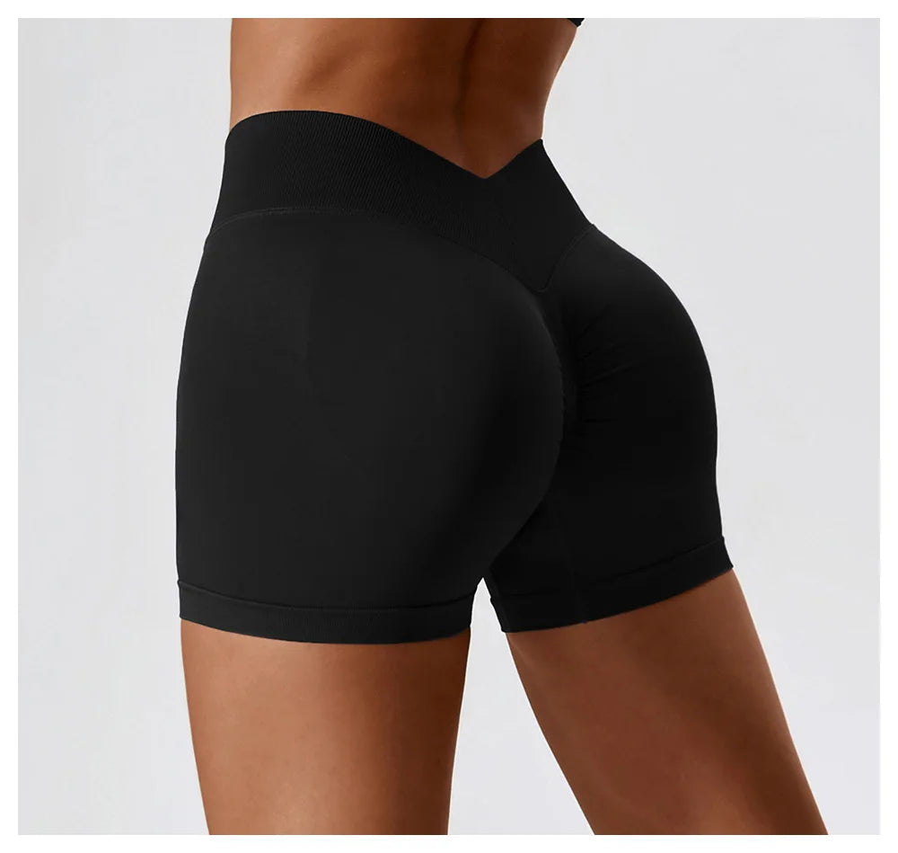 Elevated Contour Seamless Premium Yoga Shorts Nylon