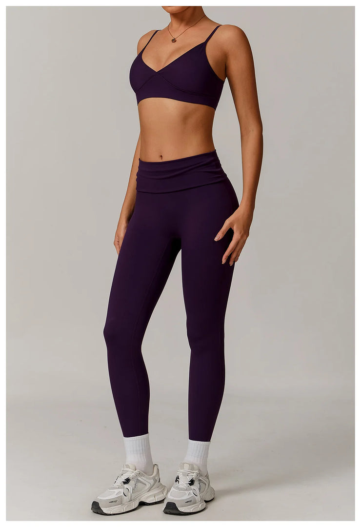 High Waist Contour Performance Leggings With Support