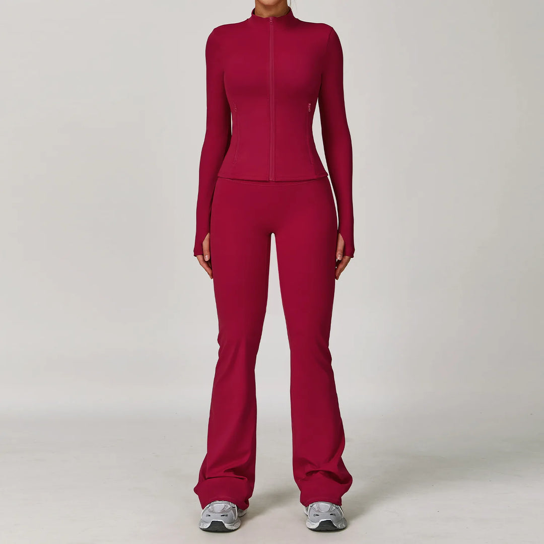 Two Piece Yoga Contour Signature Performance Activewear Set