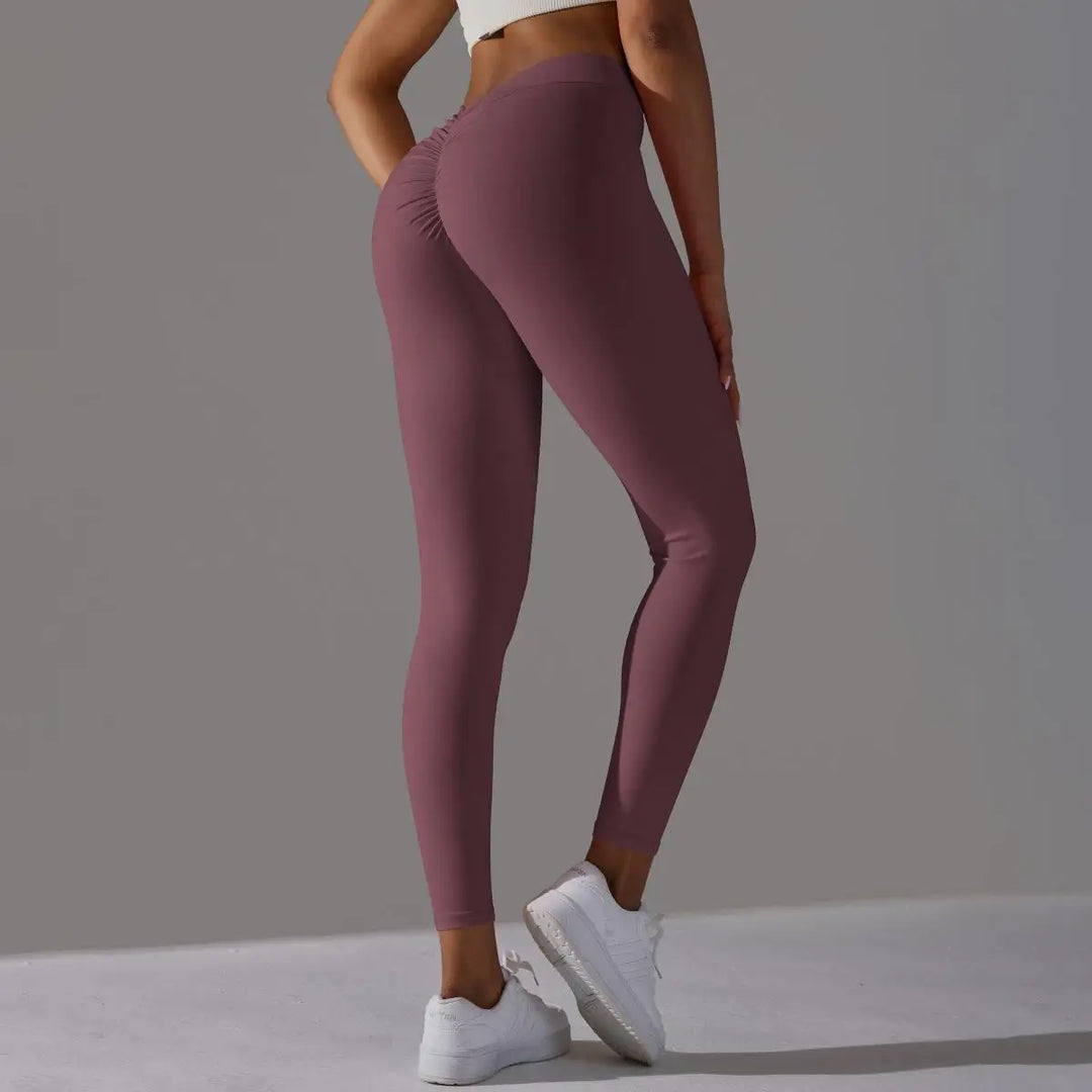 Seamless Contour High Waist Yoga Leggings Performance