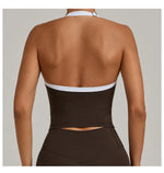 Load image into Gallery viewer, Crossback Contour Seamless Lounge Bra Top Performance
