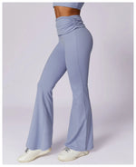 Load image into Gallery viewer, High Waist Flare Leggings for Studio Sophistication
