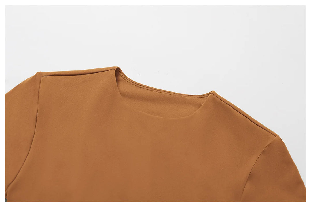 Contour Yoga Cropped Top Short Sleeve Performance Pro