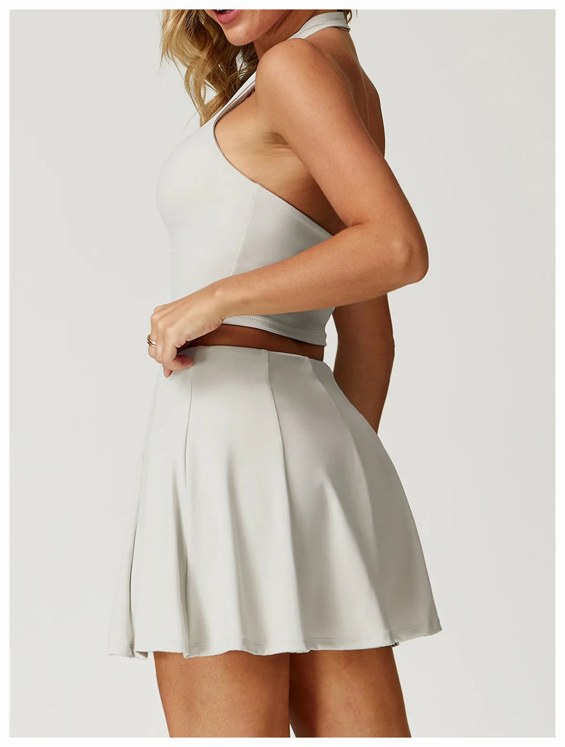 Halter Seamless Yoga Bra Vest with High Performance Fabric