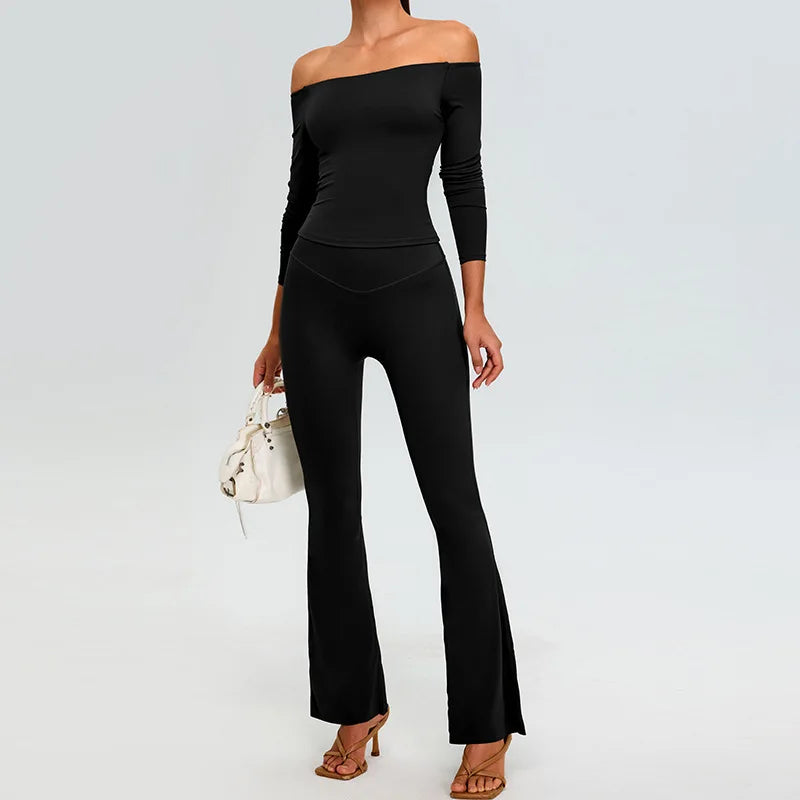 Contoured Performance Tracksuit Set With Long Sleeves