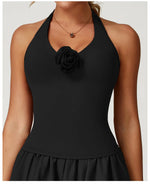 Load image into Gallery viewer, Seamless Contour Halter Bra Open Back Premium Breathable
