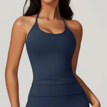 Load image into Gallery viewer, Ultra Light Weight Hanging Neck Sports Bra Breathable
