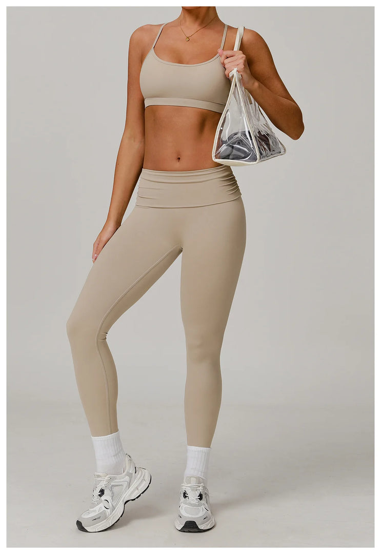 Two Piece Pro Leggings UltraSoft Performance High Waist