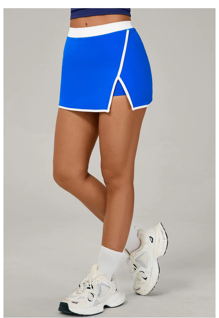 Patchwork Yoga Skirt Anti Glare Running Performance