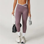 Load image into Gallery viewer, High Waist Sculpt Leggings Breathable Knit Performance Wear
