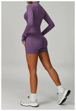 Load image into Gallery viewer, Two Piece Contour Seamless Performance Yoga Ensemble
