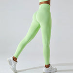 Load image into Gallery viewer, Seamless High Waist Leggings Moisture Wicking Contour
