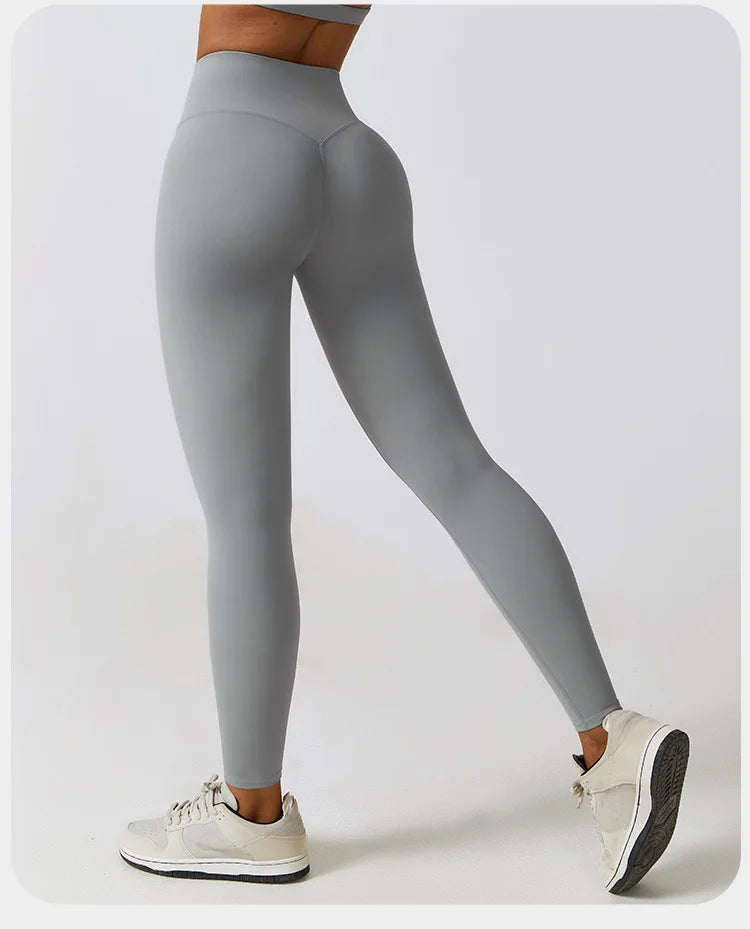 Seamless High Waist Yoga Studio Leggings Compression