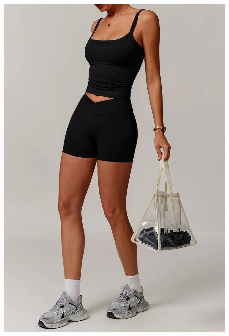 Seamless High Waist Studio Shorts Performance Luxe Elite