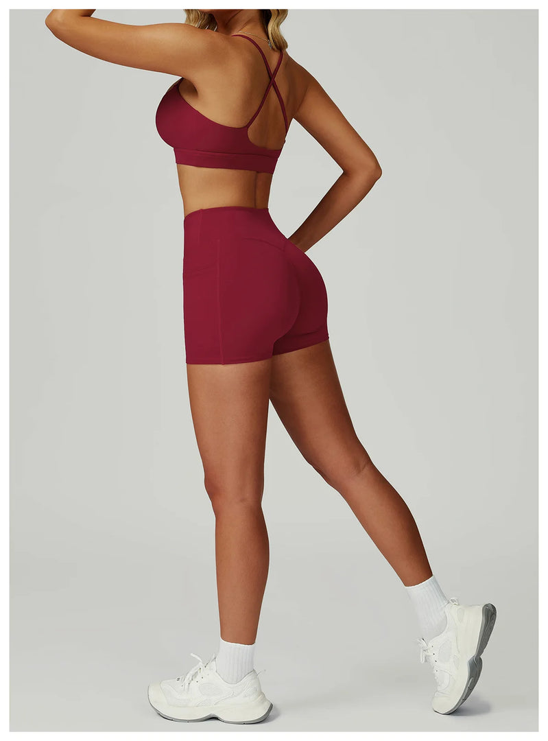 Two Piece Ultra Performance Yoga Luxe Set High Waist Band